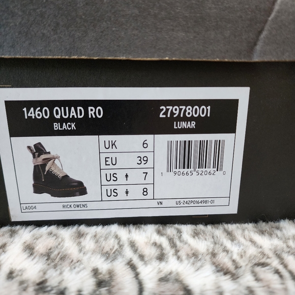 Dr. Martens Rick Owens Collaboration 1460 Quad - Picture 12 of 12